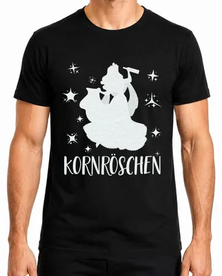 Imagen del producto de Camiseta para hombre, diseño "Kornröschen Prinzessin Korn Schnaps Mädelsabend Party JGA", color negro, talla 3XL
