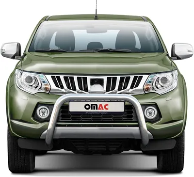 Immagine prodotto di Barra di protezione del paraurti anteriore per Mitsubishi L200 2015-2022 con ABE argento