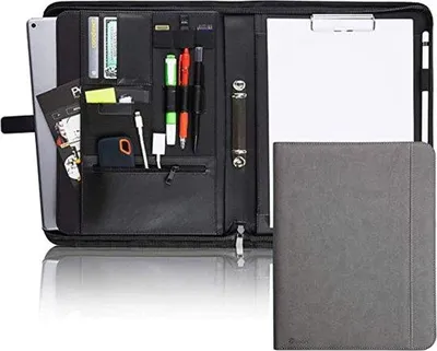 Produktbild von Famanu Schreibmappe - Business Padfolio mit Dokumentenorganizer