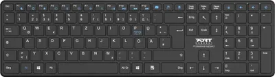Produktbild von Port KEYBOARD OFFICE PRO RECHARGEABLE BLUETOOTH - DE