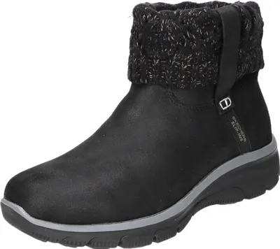 Image de Skechers Slip-Ins Relaxed Fit  Enkellaarsjes Plat - Zwart - Maat 38