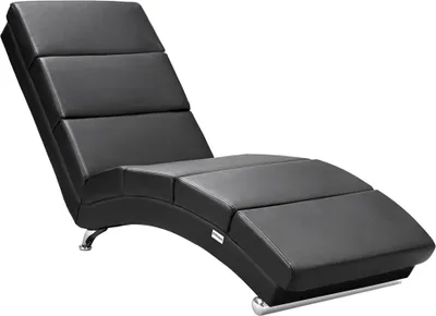 Immagine prodotto di CASARIA® Poltrona Chaise Longue 186x89x55 cm Lettino Sdraio Ergonomico in Tessuto Imbottito Portata 180 kg Soggiorno Ufficio Interno Reclinabile Lettura