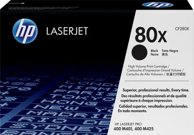 Produktbild von HP Toner CF 280 X schwarz No. 80
