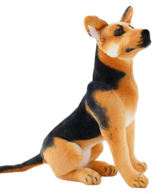 Image de Peluche chien, Berger allemand, 40 cm. Peluche réaliste, jouet pour enfants