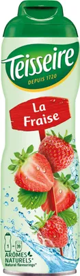 Image de Teisseire Sirop pour boissons Fraise 600ml - Goût intense (paquet de 1)