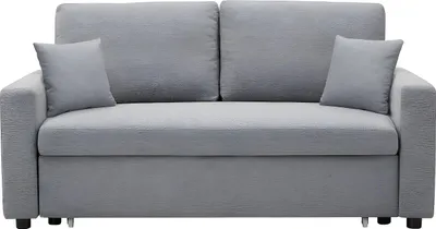 Produktbild von INIZOR 3-Sitzer-Sofa in Stoff, verstellbar - hellgrau