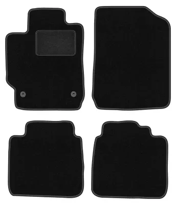 Imagen del producto de Alfombrillas de moqueta para Toyota Camry VII 2007-2011 (sedán) – juego de 4 piezas, negras, a medida – Wielganizator LUX
