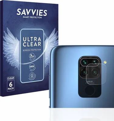 Produktbild von 6x Für Xiaomi Redmi Note 9 (NUR Kameraschutz) Schutzfolie Savvies Displayschutz Display Schutz Folie Klar Transparent
