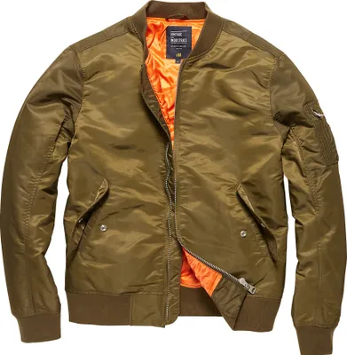 Produktbild von Vintage Industries Welder MA1 Jacke, dunkelgrün, 3XL