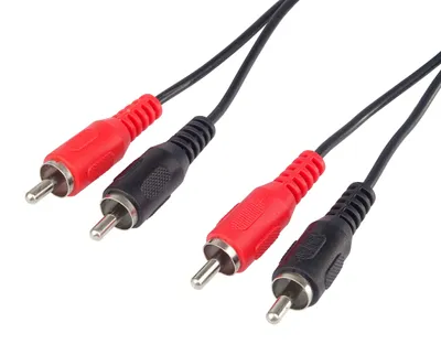 Produktbild von PremiumCord Cinch Kabel 2m, 2x Cinch RCA Stecker auf 2x Cinch RCA Stecker, Audio