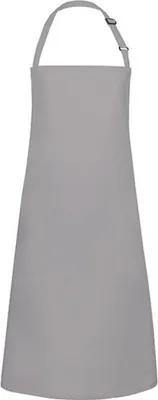Zdjęcie produktu dla Karlowsky BLS4 | Podstawowy fartuch śliniakowy z klamrą - 75 x 90 cm - Kolor: Basalt Grey (ok. Pantone 4276C) - Rozmiar: 75 x 90 cm (szerokość x długość)