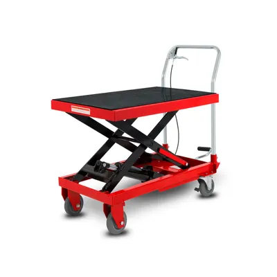 Immagine prodotto di EBERTH Carrello elevatore Carrello elevatore Carrello elevatore a forbice Carrello elevatore a forbice idraulico Portata 150 kg (acciaio, ruote robuste e silenziose, tavola 708x450 mm)