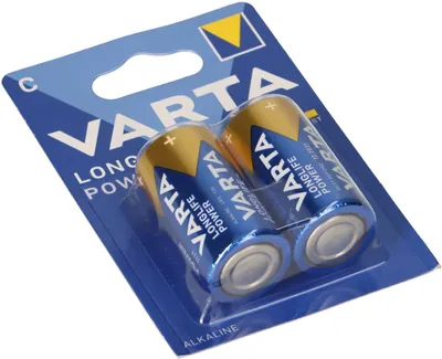Obrázok produktu pre Varta 04914 121 422, LR14, Alkalický, 1,5 V, 2 kusov, Modrá, Žltá, Nemecko