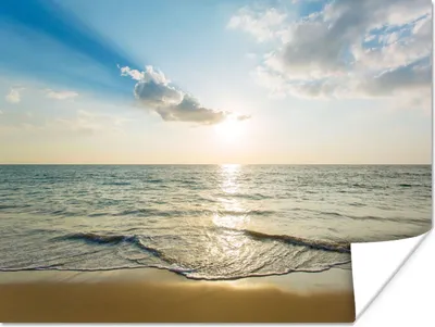 Produktbild von MuchoWow® Poster Meer - Sommer - Strand 160x120 cm - Foto Plakat