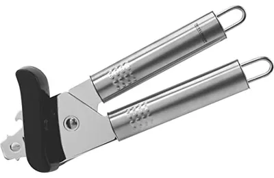 Dosenöffner aus Edelstahl, ergonomisch, 20 cm, silber