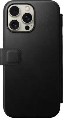 Produktbild von Nomad Modern Leather Folio iPhone 16 Pro Max Black