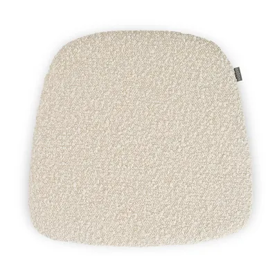 Produktbild von Fem Sitzkissen Bouclé beige trapezförmig rutschfest für Esszimmerstuhl