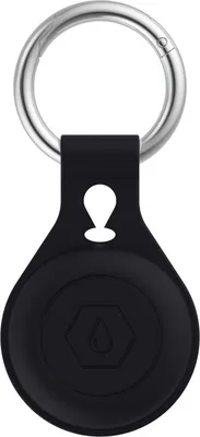 Produktbild von INF Airtag-Hülle/Halter mit Schlüsselring Schwarz