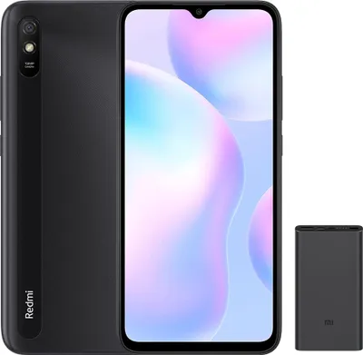 Produktbild von Xiaomi Redmi 9AT Handys 32 GB 2GB Grau & 10000 mAh Mi 18W Schnelllade-Powerbank