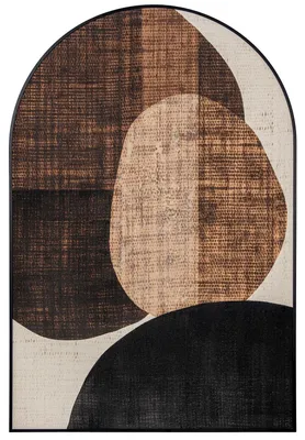 Leinwandfoto mit Holzrahmen, braun-schwarz, 80,8 x 4 x 120,8 cm