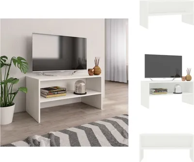 Produktbild von vidaXL TV-Schrank Weiß 80x40x40cm Holzwerkstoff -  TV-Möbel