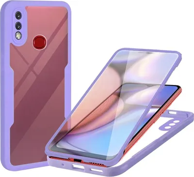 Produktbild von König Design Hülle kompatibel mit Samsung Galaxy A10s Kunststoff Full Cover Handyhülle - Case Lila