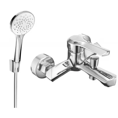 Obrázek produktu pro Mexen Sabre R74 vanová baterie se sprchovou sadou, Chromovaná - 7213R74-00