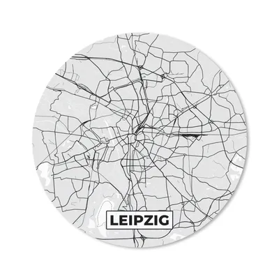 Produktbild von MuchoWow® Mauspad Mousepad Deutschland - Karte - Leipzig- Stadtplan 20x20 cm - Mousepads - Maus Mat - Pad - Mausunterlage - Schreibtischmatte