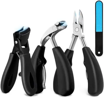 Produktbild von Nagelknipper-Set - 4-teilig - RVS - Heavy-duty - Antislip - Ergonomisch - Nagelverzorgung
