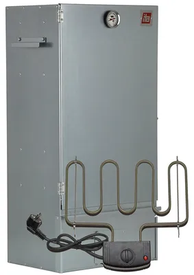 Produktbild von ITA Elektrischer Räucherofen 7005 - Premium Räucherschrank aus Edelstahl mit 3 Etagen 81 cm - Qualität  EU - Direkt vom Hersteller - Smoker