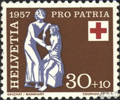 Produktbild von Briefmarken Schweiz 1957 Mi 644 postfrisch Pro Patria