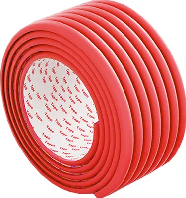 Image de 5 mètres de protection souple des bords avec ruban adhésif double face monté
