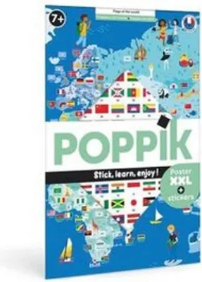 Immagine prodotto di POPPIK - Lernposter & Sticker Flaggen der Welt