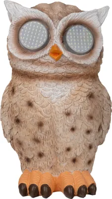 Produktbild von Näve Leuchten Solar-/Dekoleuchte "BUBO" inkl. Rolling Eye H: 19cm Solar-/Dekoleuchte "BUBO" inkl. Rolling Eye H: 19cm LED Solar-/Dekoleuchte "BUBO", Lampe für den Außenbereich im Romantik-Style, aus Kunststoff in braun, 10,5 x 11,4 x 18 cm, mit Diode – mit Druckschalter