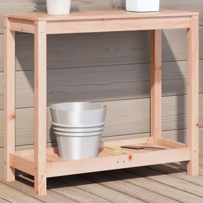 Produktbild von CLORIS Pflanztisch mit Ablage 82,5x35x75 cm Massivholz Douglasie 832390