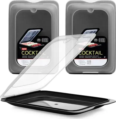 Produktbild von Tatay Cocktail Brotdose 3 Einheiten Durchsichtig  Durchsichtig One Size