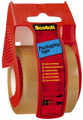 Produktbild von Scotch® C5020D Verpackungsklebeband im Handabroller, 20m x 50mm, braun