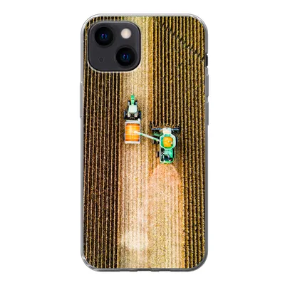 Produktbild von MuchoWow® Handyhülle Schutzhülle Hülle für iPhone 13 mini Traktor - Feld - Land - Bauernhof - Ernte Silikon Softcase Handy Hülle - Softcase