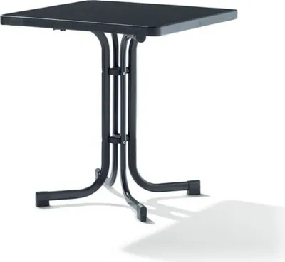 Produktbild von Klapptisch >Boulevard< in Schiefer anthrazit, mecalit®-PRO - 69x72x69cm (BxHxT)