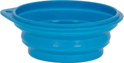 Produktbild von Kerbl Faltbarer Reisefutterautomat 250ml Blau  Blau One Size