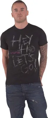 Produktbild von Ramones - "Hey Ho" T-Shirt für Herren/Damen Uni RO1187 (XXL) (Schwarz)