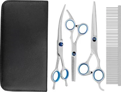 Produktbild von Hundefrisier-Set - Hundefriseur - Hundefrisierschere - Hundefrisiersatz - Hundefriseur-Set - Muss haben für Ihren Hund