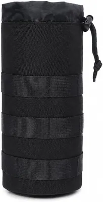 Imagen del producto de Funda para botella de agua fabricada en nylon de 1000D, color , compacta, para mochila y cinturón