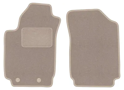 Imagen del producto de Alfombrillas delanteras de moqueta para Dodge Dart 2012-2016 (sedán) – 2 piezas, beige, a medida – Wielganizator LUX