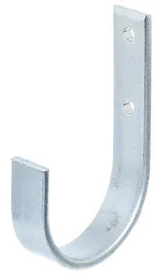 Zdjęcie produktu dla Alberts 856229 Hak ścienny, zakrzywiony, ocynkowany na niebiesko, 110 x 60 mm, zestaw 10 szt