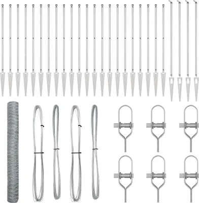 Produktbild von vidaXL Schweißdrahtzaun mit Spikes 50 x 1,2 m (B x H)