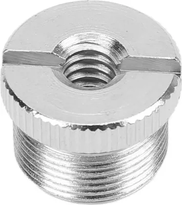 Produktbild von Mikrofonständer-Adapter 5/8 Zoll Stecker auf 1/4 Innengewinde für Kamera-Monitor-Mikrofon