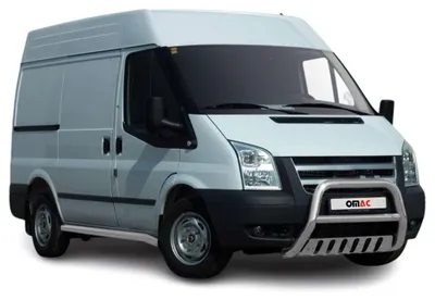 Produktbild von Frontbügel Frontschutzbügel für Ford Transit 2006-2014 mit ABE Stahl Silber