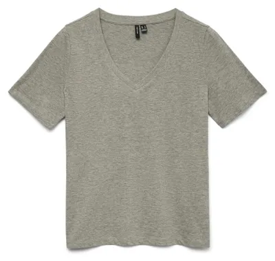 Produktbild von Vero Moda 5715867330096, T-Shirt, Erwachsener, Weiblich, Grau, Light Grey Melange, L