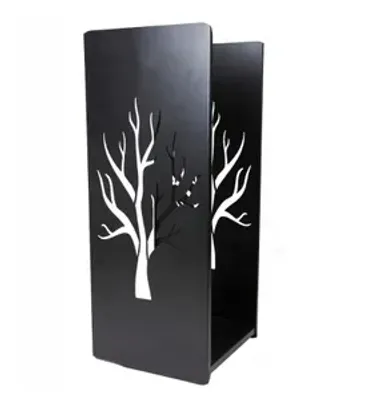 Obrázok produktu pre Kaminholzkorb Schwarz Feuerholzkorb Metall Holzwiege Kamin Holzlege Holzkorb Brennholzkorb Holztrage
